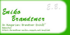 eniko brandtner business card